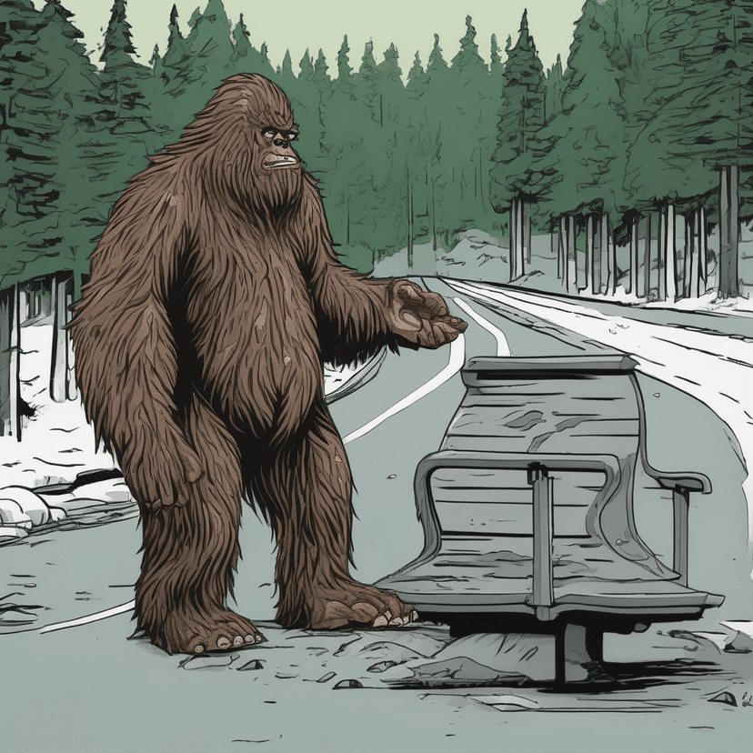 Waiting for traffic to move.