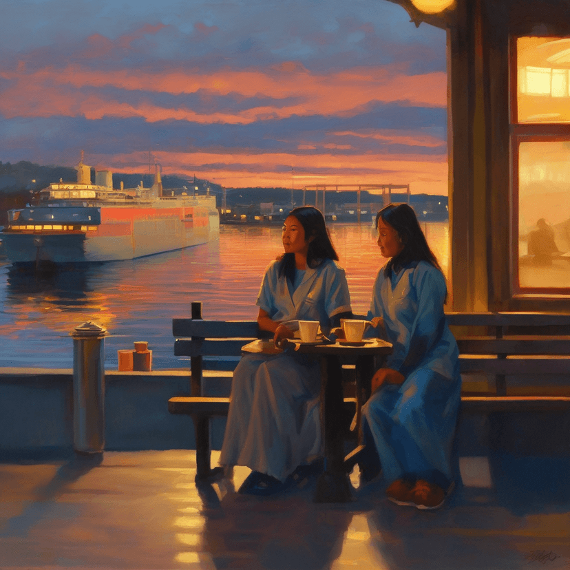 Waiting for the Ferry