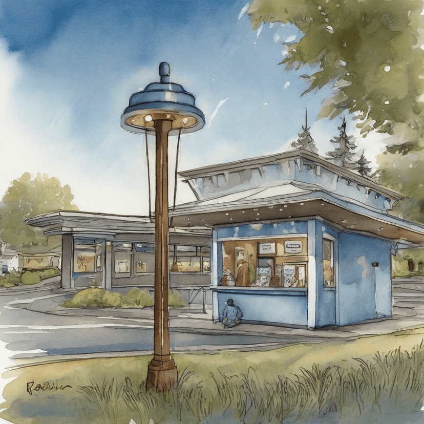 Kitsap Clinics Plaque, Rain Smudge